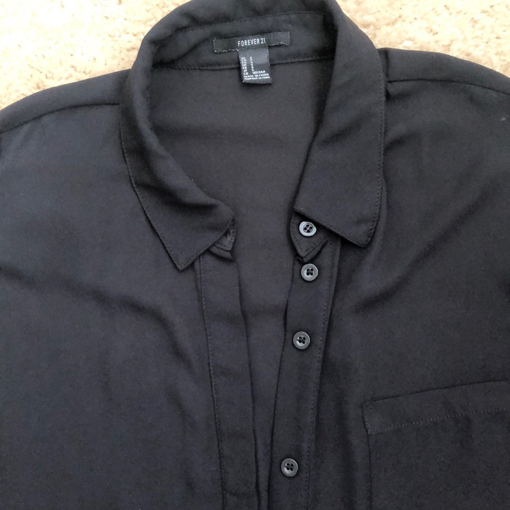 Forever 21 Chiffon Shirt View 3